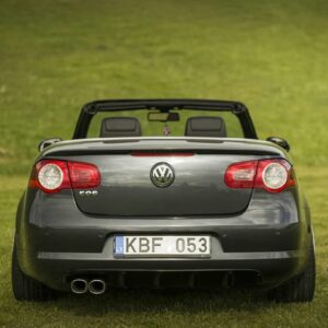 r style rear bumper diffuser for vw eos 2006 2010 grp