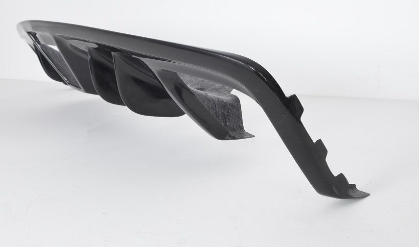 rear bumper diffuser for opel gt 2007 2009 grp
