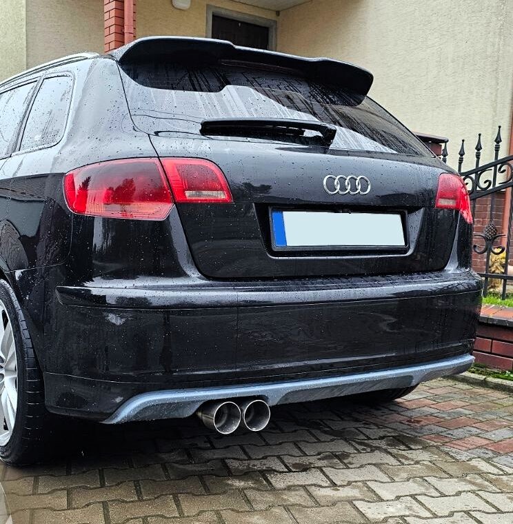 roof boot lid rs3 style spoiler for audi a3 8p 5d 2003 2013