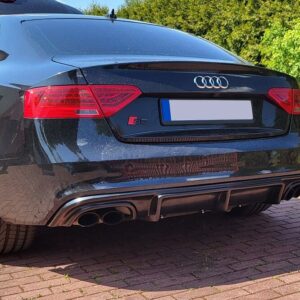 rs style rear bumper diffuser for audi a5 / s5 coupe 2011 2016