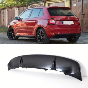 rs style rear bumper diffuser for skoda favia 3 2019 2019 hatchback