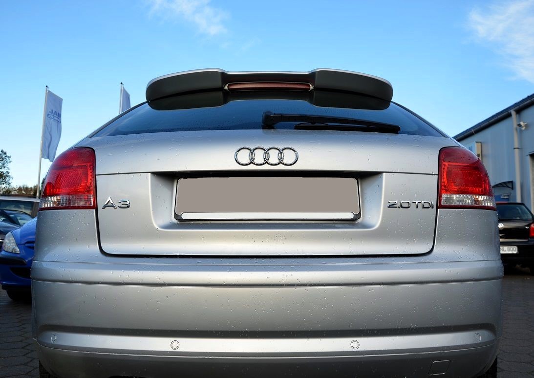 rs3 look roof spoiler for audi a3 8p 3d 2003 2013