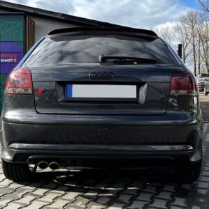 rs3 style rear bumper spoiler for audi a3 8p se 2003 2008 3 doors