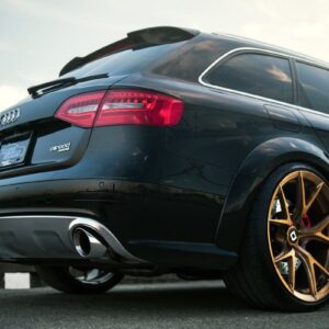 rs4 style roof boot lid spoiler for audi a4 b8 allroad 2008 2016