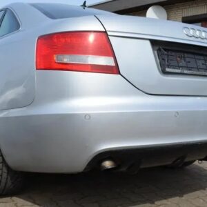 rs6 style rear bumper diffuser for audi a6 c6 4f 2004 2008 saloon