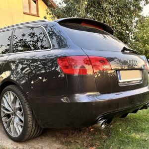 RS6 Style Rear bumper diffuser for AUDI A6 C6 4F 2008-2011 Saloon / Avant