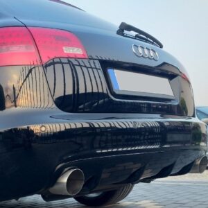 RS6 Style Rear bumper diffuser for AUDI A6 C6 4F Avant 2004-2008