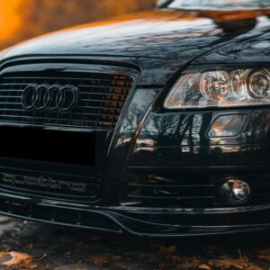 s line style front bumper spoiler lip for audi a6 c6 2004 2008