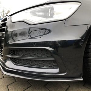 s line style front bumper spoiler lip for audi a6 c7 (4g) 2011 2015 se prefacelift