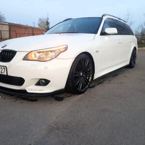 sport style front bumper spoiler lip for bmw 5 e60 / e61 m sport