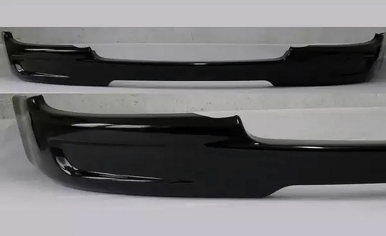 sportline front bumper spoiler lip for vw touran 03 06 + caddy 03 10