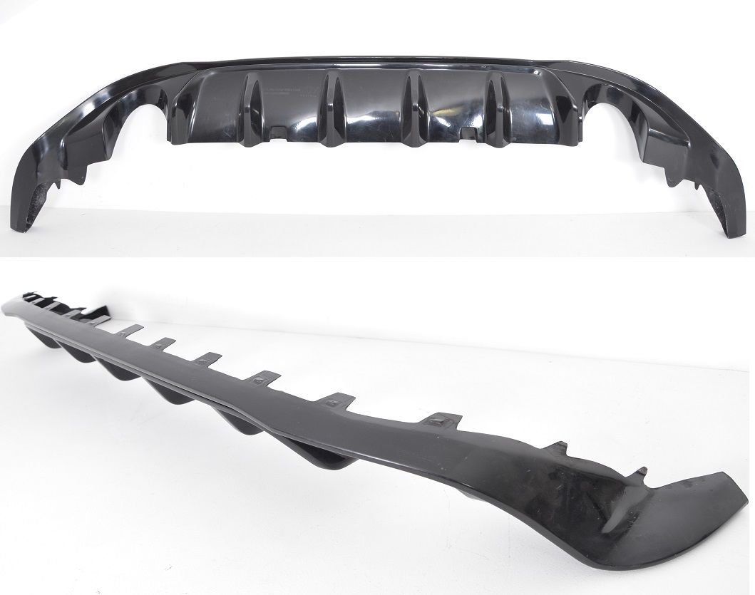 tcr style rear bumper diffuser for vw golf 7 2016 2020 hatchback