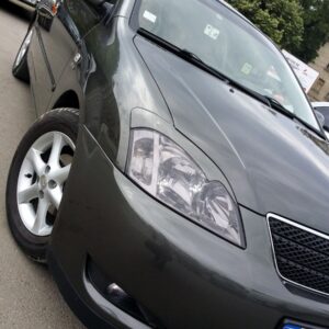 trd style headlight eyelids for toyota corolla e12 2000 2007