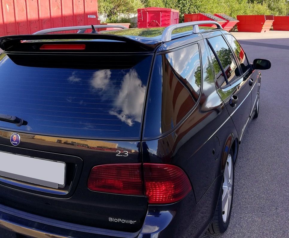 trunk boot lid spoiler for saab 9 5 mk1 1997 2005