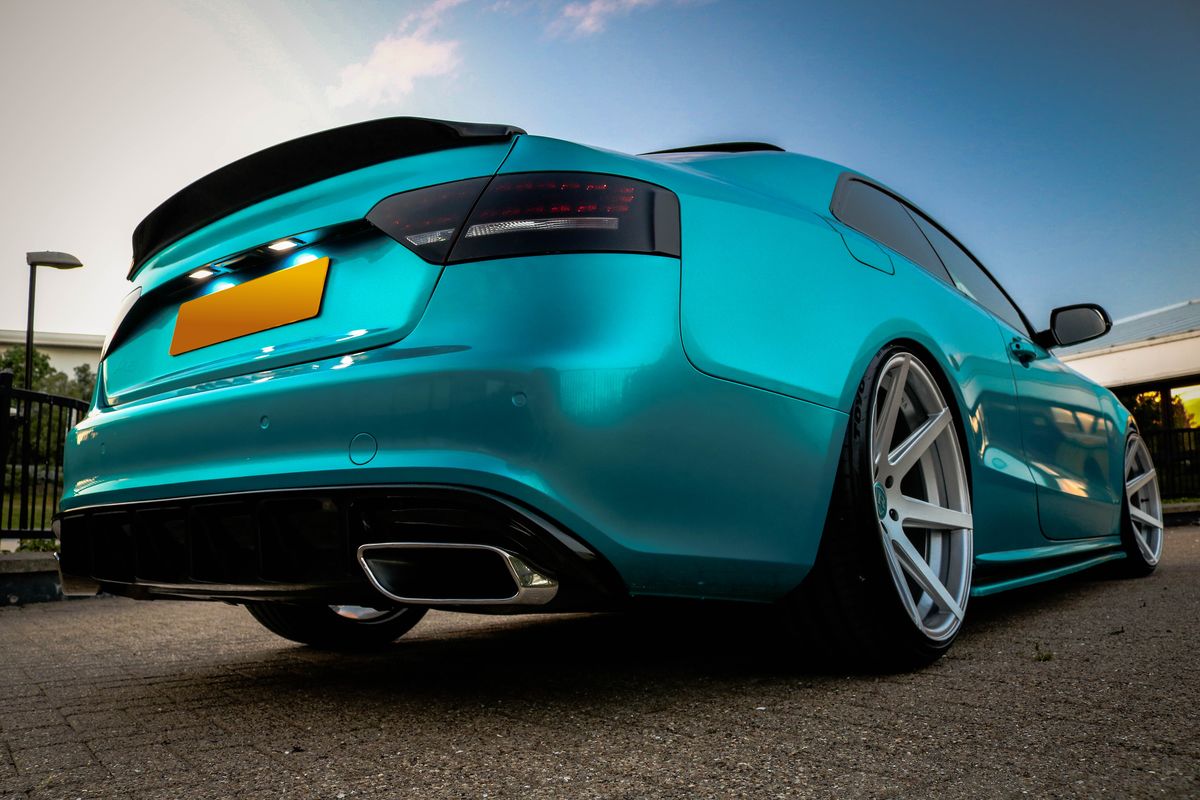 trunk boot spoiler for audi a5 coupe 8t 2007 2016 abs