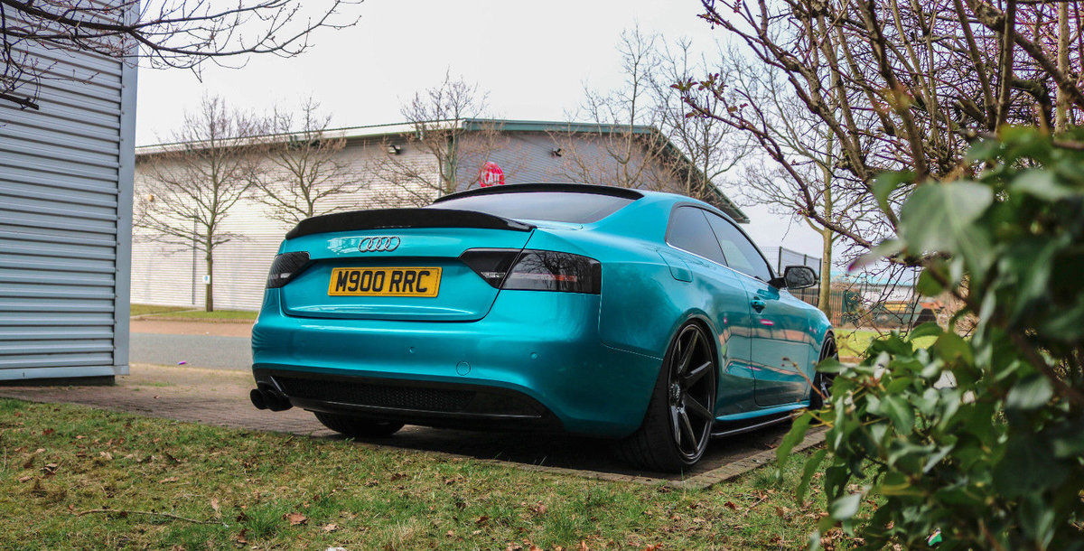 trunk boot spoiler for audi a5 coupe 8t 2007 2016 abs