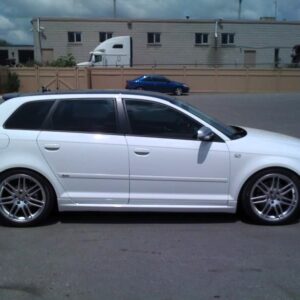 v style side skirts for audi a3 8p 2003 2013 5 door model